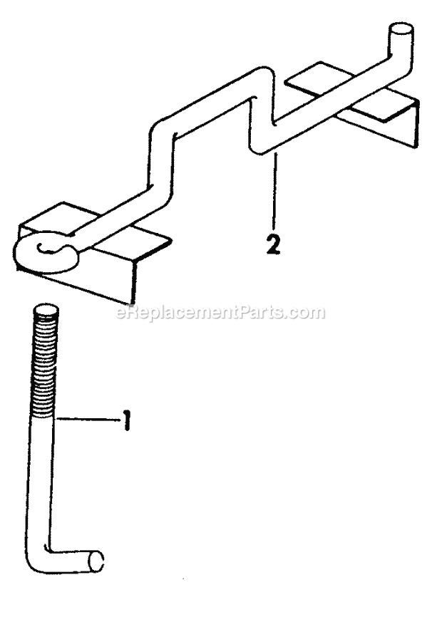 Battery Holder Diagram and Parts List for 169 2050048U Cub Cadet Lawn Tractor